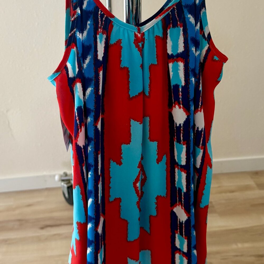 Spring/Summer Tank Bright Pattern Multi-Colored Print - Picture 7 of 11